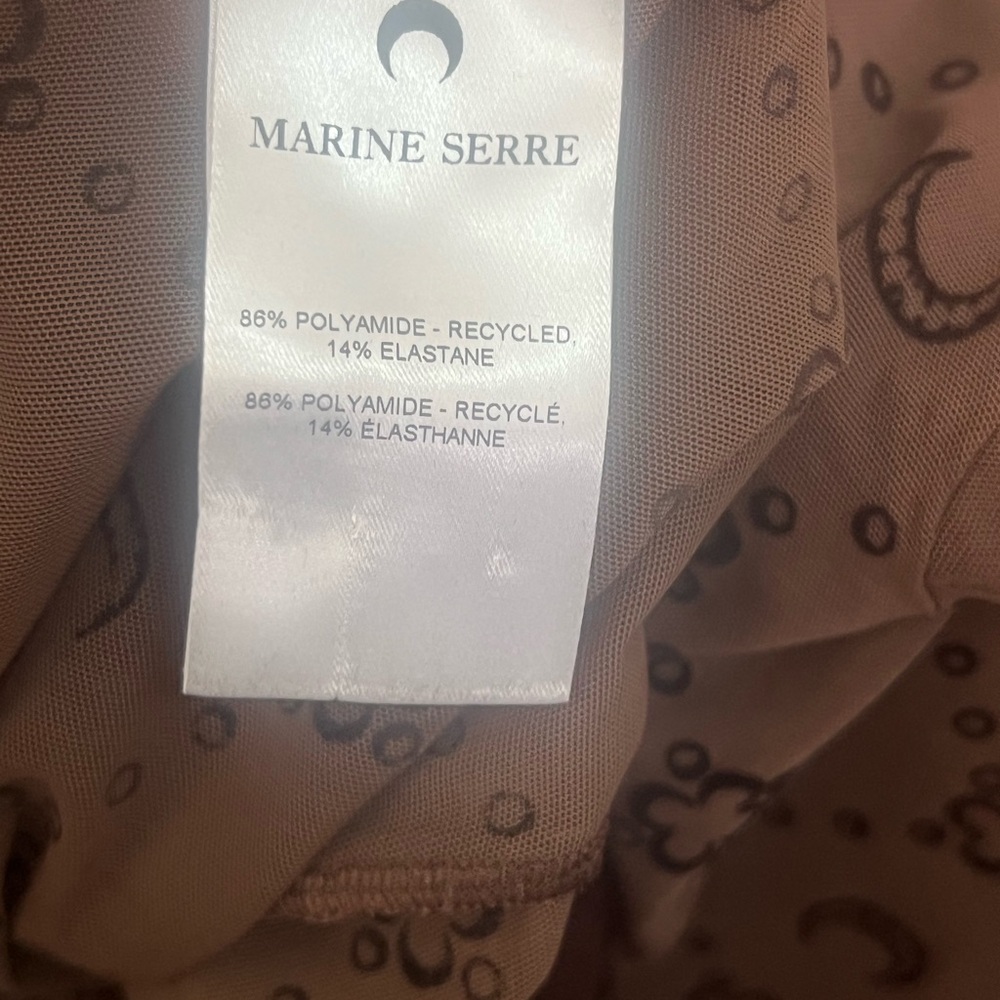 Marine Serre Beige Patterned Ensemble - image 2